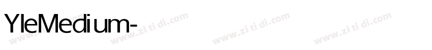 Yle Medium字体转换